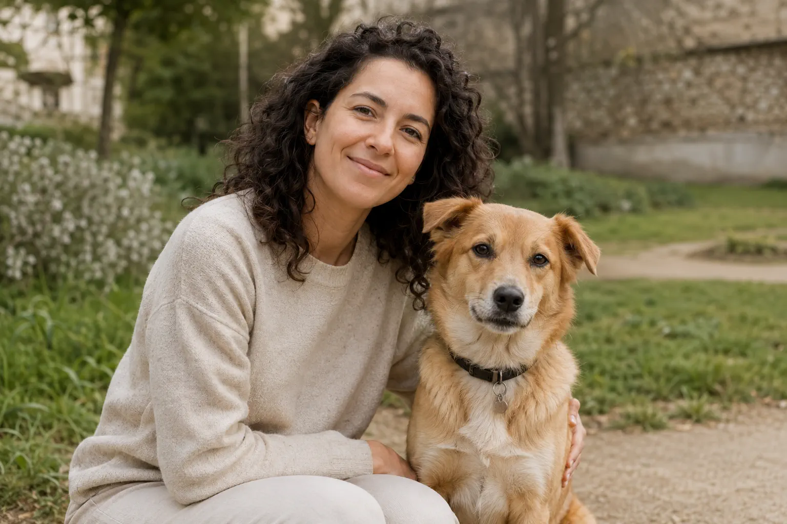Mensch und Hund Fotoshooting
